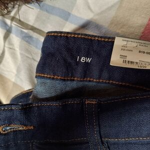 Women's St. John's Bay Dark Blue Ankle Jeans